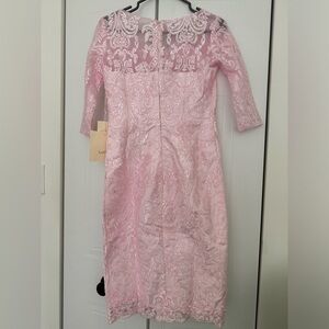 Light pink lace dress